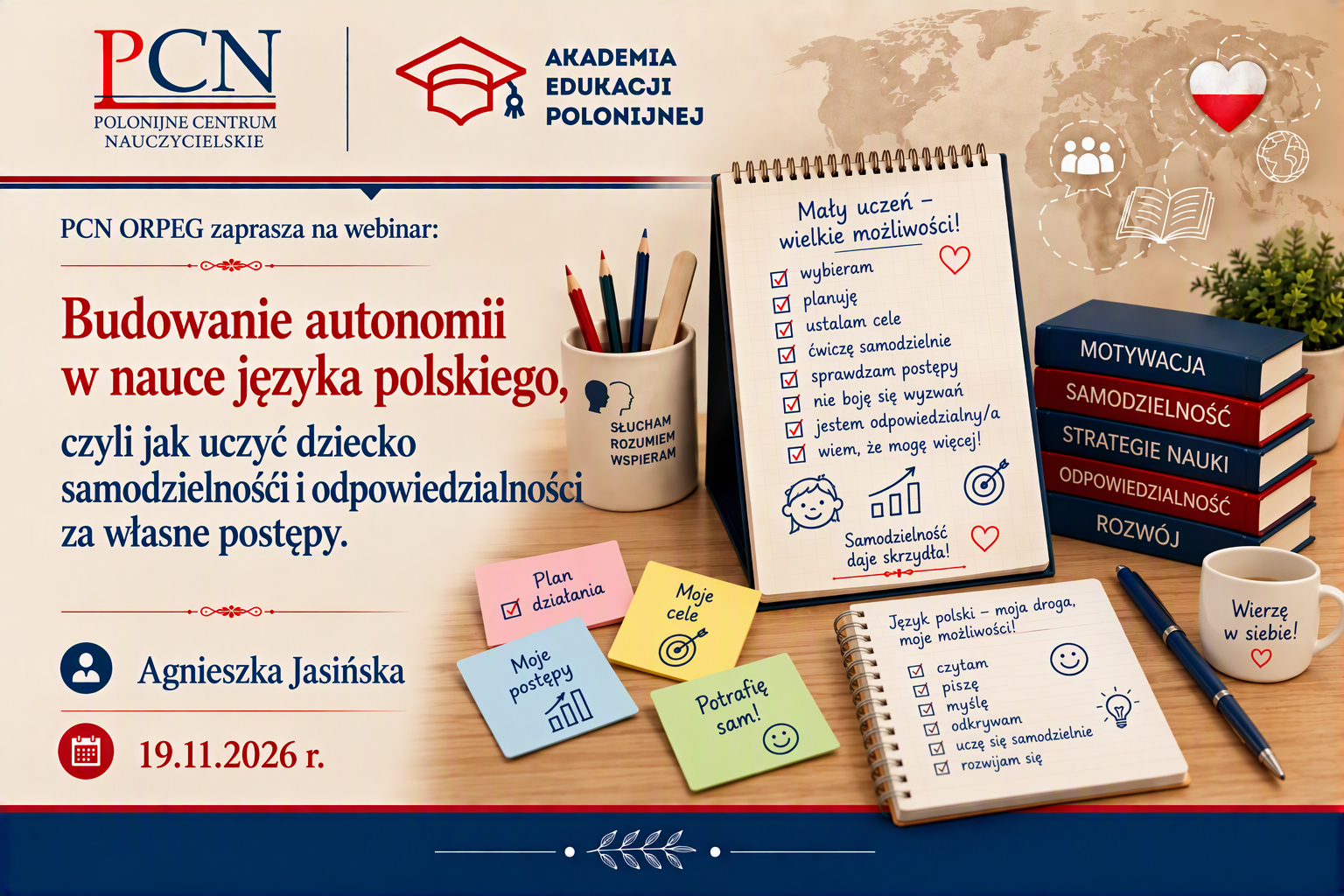 Budowanie autonomii w nauce języka polskiego, czyli jak uczyć dziecko samodzielności i odpowiedzialności za własne postępy